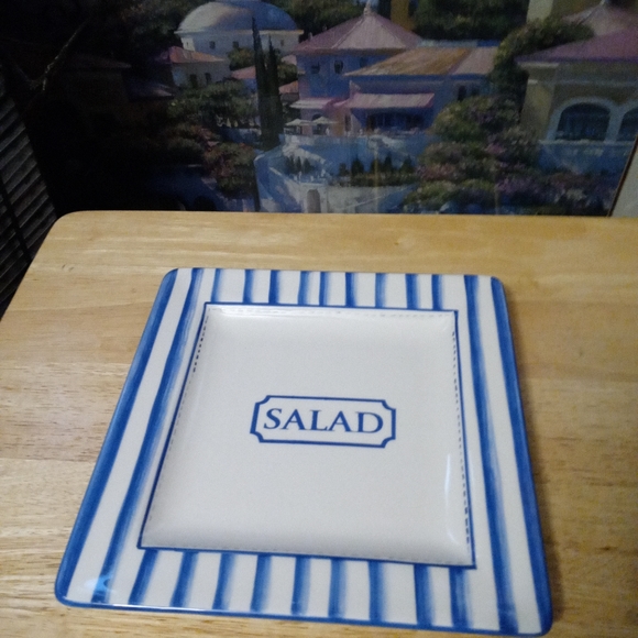 🏆🍱 5 AMERICAN ATELIER VINTAGE 🍱 SIZE 9"×9",SALAD/DESERT PLATES - Picture 5 of 9